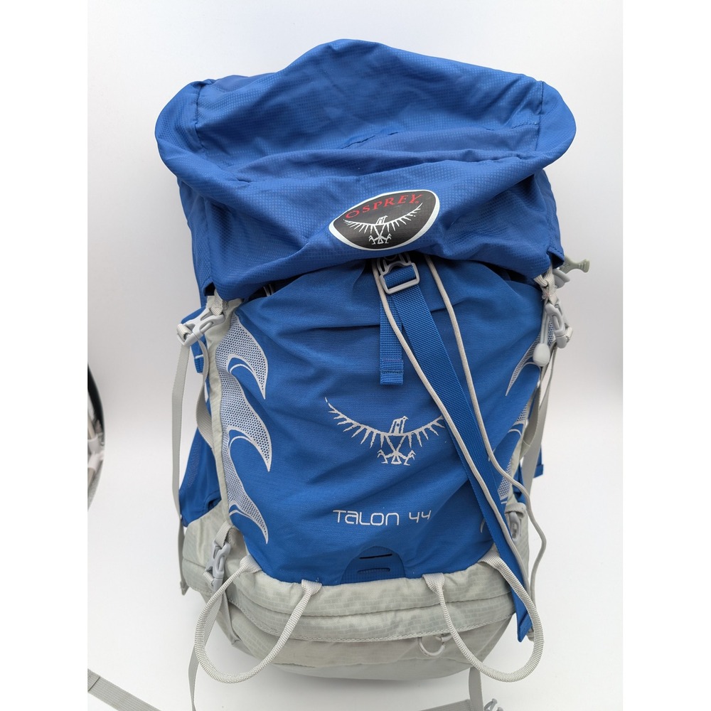 Osprey Talon 44 Hiking Backpack Blue Grey AirScape Technical Pack READ!